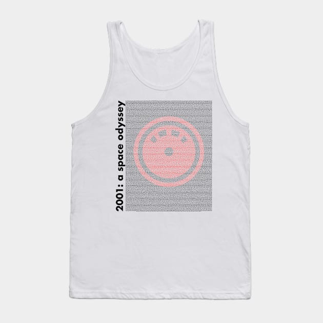 2001 A Space Odyssey Film Script Silhouette Tank Top by Rebus28